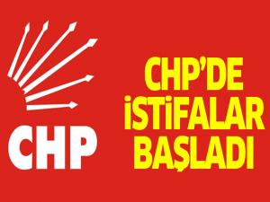 CHP'de istifalar bugün başladı