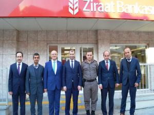 Kaymakam Çelik Banka Müdürlerini Ziyaret etti