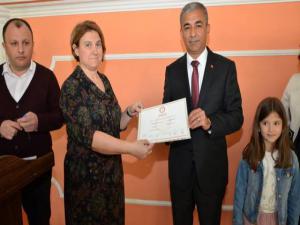 Koçarlı Belediye Başkanı Nedim Kaplan mazbatasını aldı