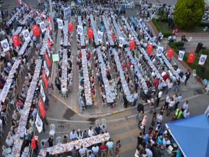 Koçarlı Belediyesi ve vatandaş iftarda kaynaştı