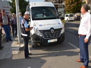 Koçarlıdaki tüm servis araçları denetlendi