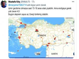 Koçarlılı Mustafa Kılıç depremi tahmin etti