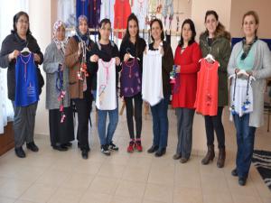 Koçarlılı kadınların el emekleri turistik yerlere uzanıyor