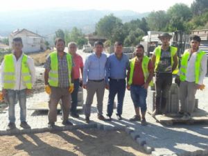 Başkan Öztürk Çeşme ve Tığlılar'da İncelemelerde bulundu