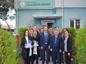 Kaymakam Çelik Halk Eğitim Merkezini Ziyaret Etti