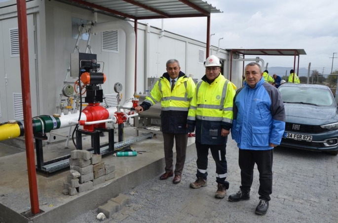 Koçarlı Bağarası sınırına kadar doğalgaza kavuşacak