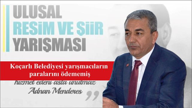 Koçarlı Belediyesi yarışmacıların paralarını ödememiş