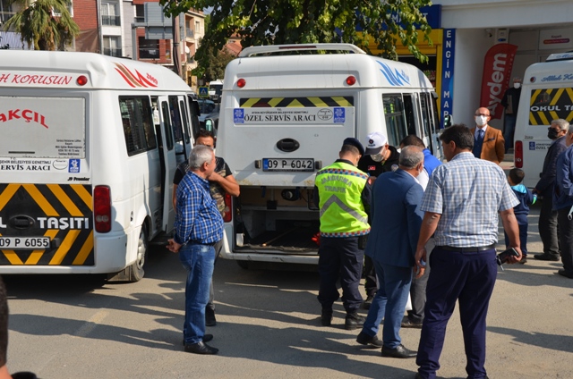 Koçarlı’da Servis Araçları Denetlendi