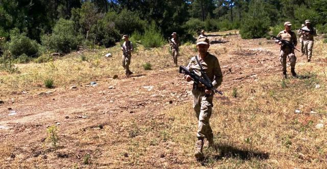 Koçarlı dağlarını didik didik ettiler