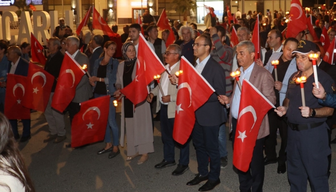 Koçarlı tek yürek oldu Cumhuriyet’in 100. Yılını kutladı